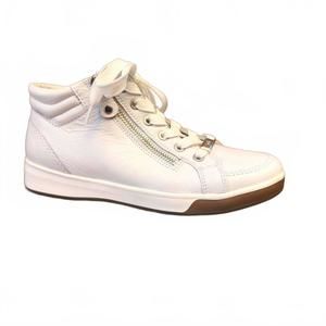NEW ARA women's rei high top sneaker in white